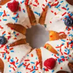 Red White and Blue Bundt Cake