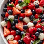 Red White and Blue Caprese Salad