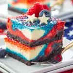 Red White and Blue Cheesecake Bars