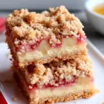 Rhubarb Bars with Shortbread Crust