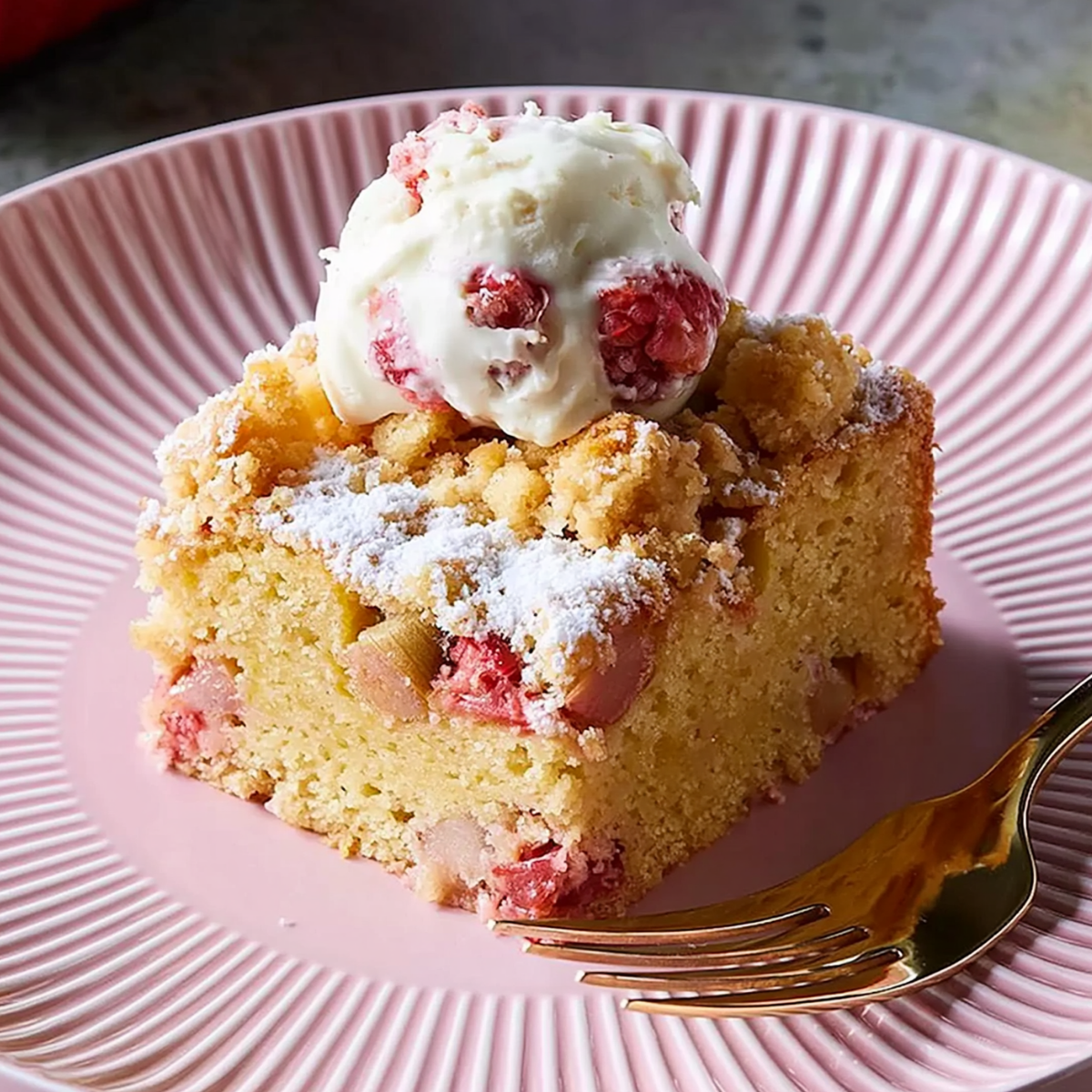 Rhubarb Cake