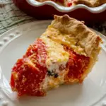 Southern Tomato Pie with Sourdough Pie Crust