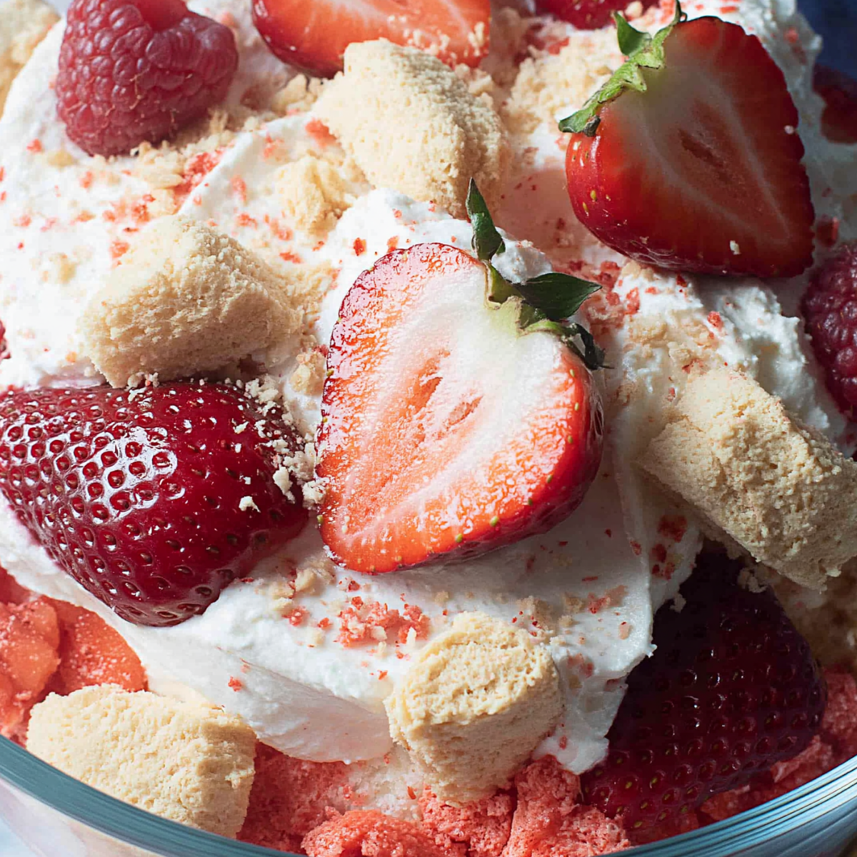 Strawberry Shortcake Fruit Salad