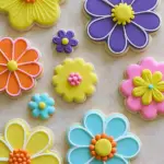 Summer Flower Decorated Cookies
