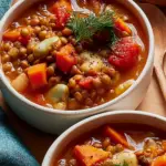 Vegan Mediterranean Lentil Soup