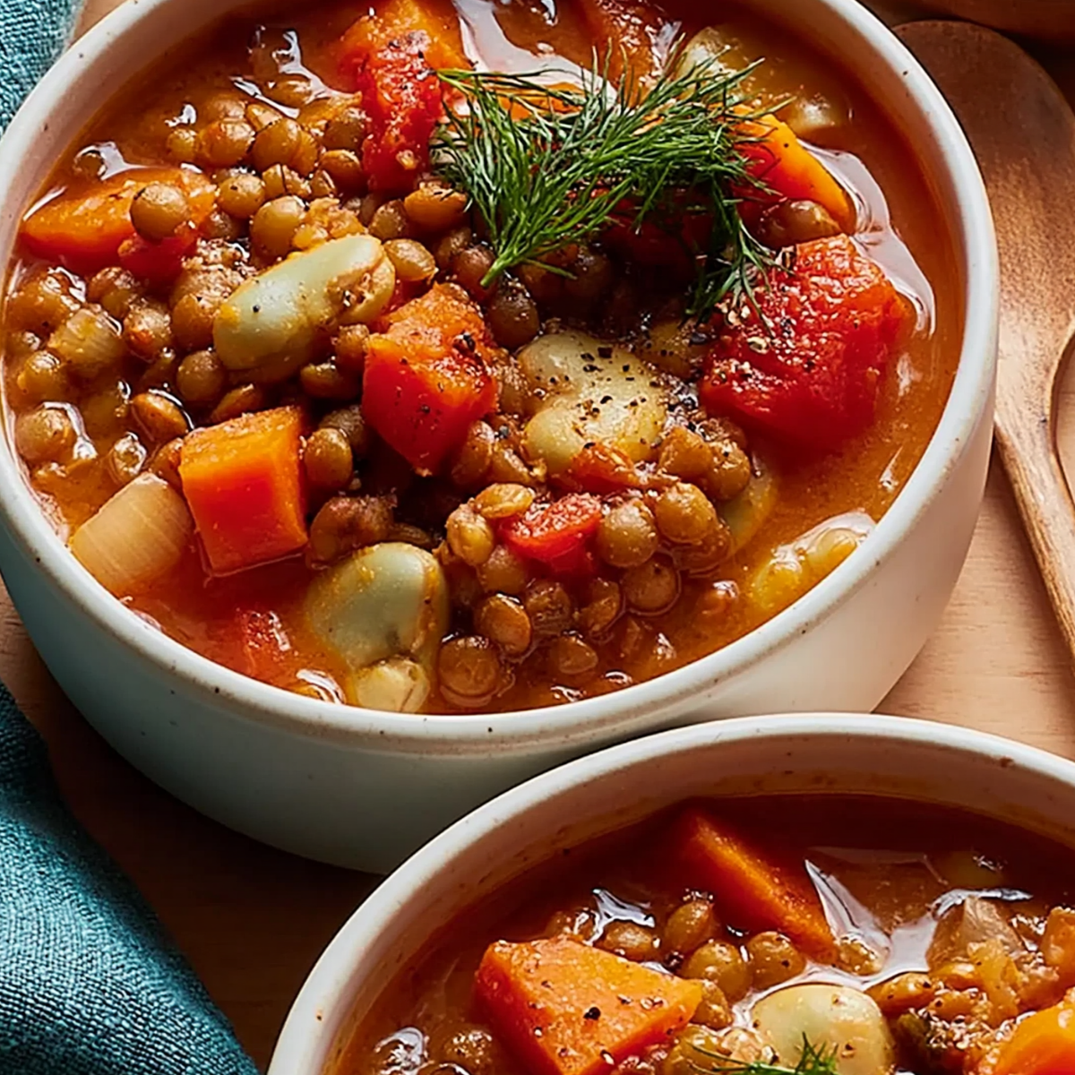 Vegan Mediterranean Lentil Soup