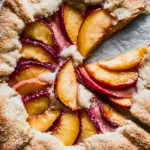 peach nectarine galette