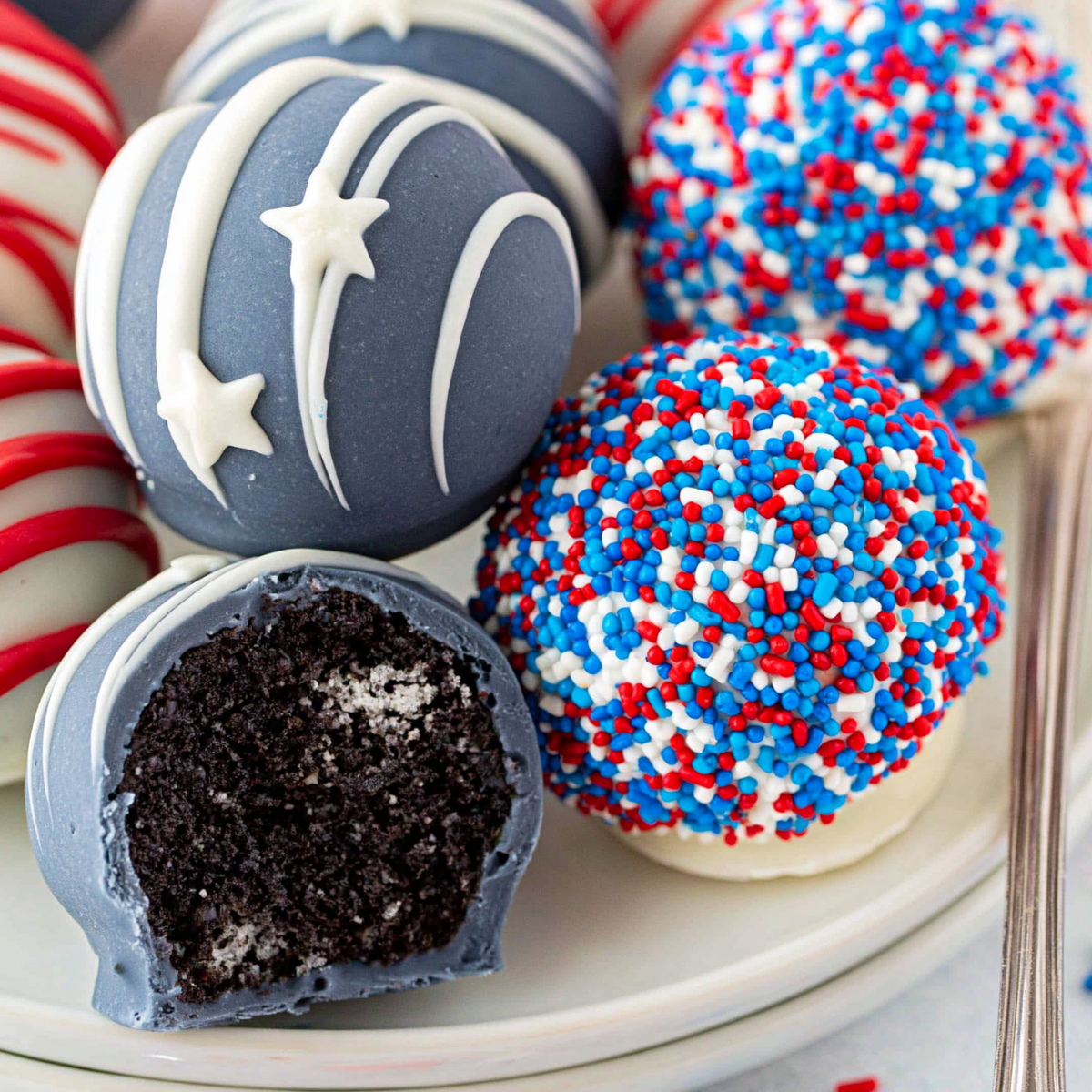 4th Of July Oreo Balls