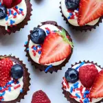 4th of July Brownie Bites