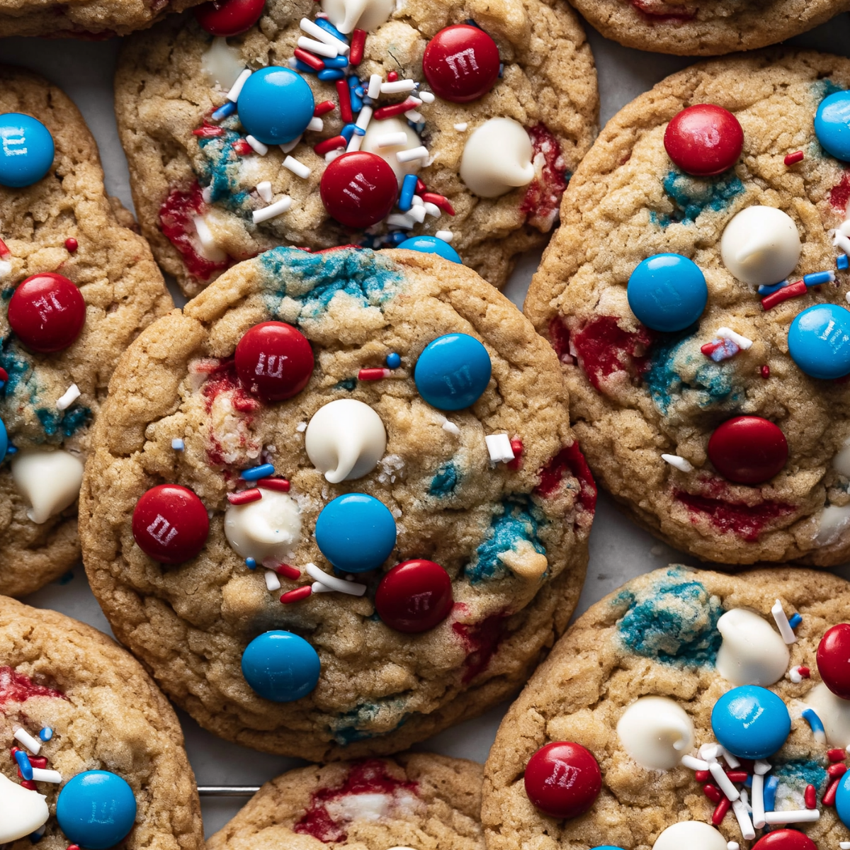 4th of July Monster Cookies