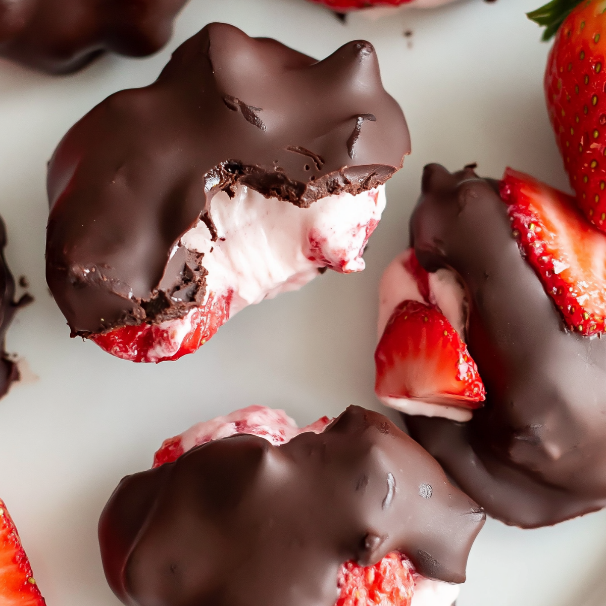 Chocolate Strawberry Yogurt Clusters