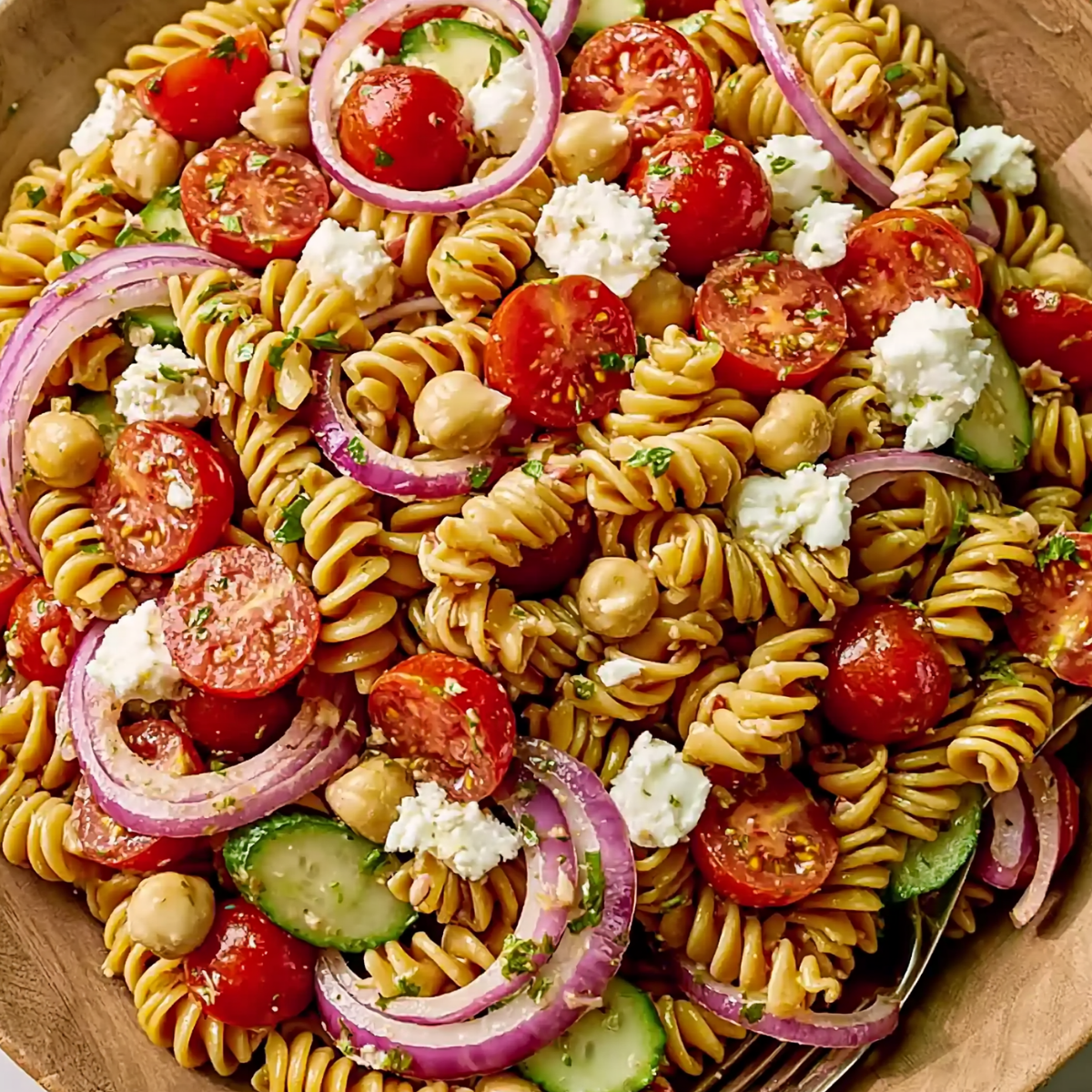 High Protein Pasta Salad