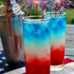 July 4th Layered Drinks