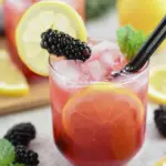 Lemon Blackberry Mocktail