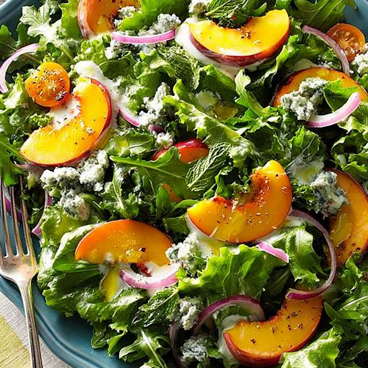 Nectarine Arugula Salad