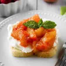 Nectarine Compote Dessert