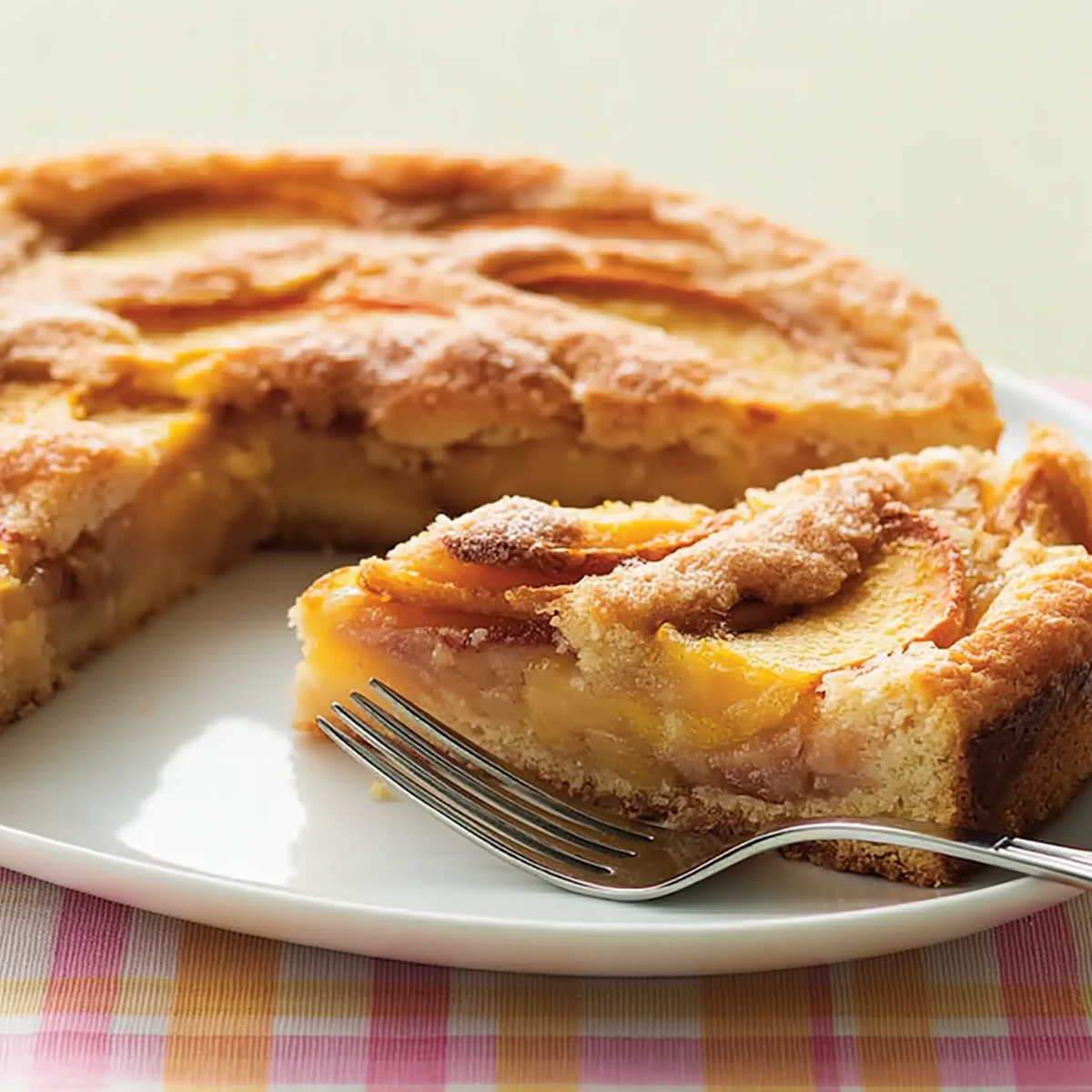 Nectarine Golden Cake