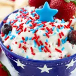Red White & Blue Cake Batter Dip