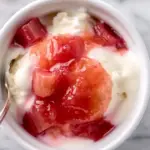 Rhubarb Sauce for Ice Cream