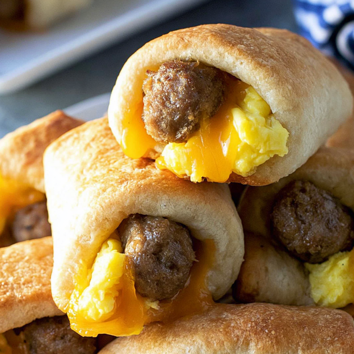 Sausage and Egg Roll Ups