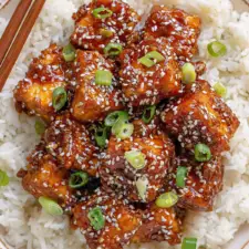 Sticky Sesame Tofu