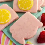 Strawberry Lemonade Cut Out Cookie