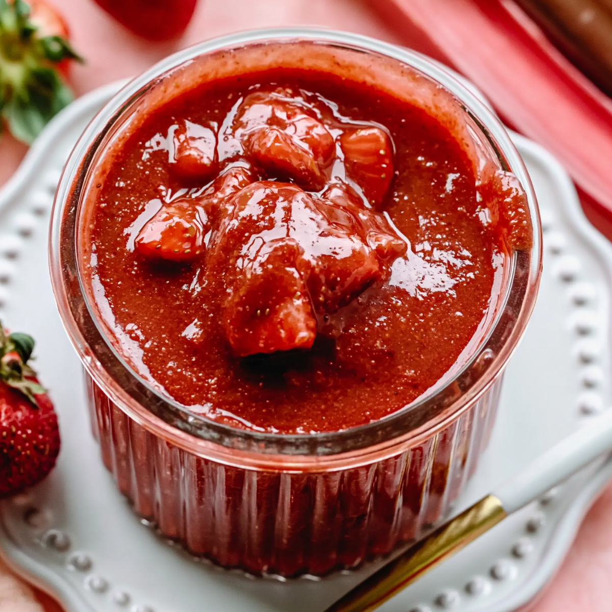 strawberry rhubarb sauce