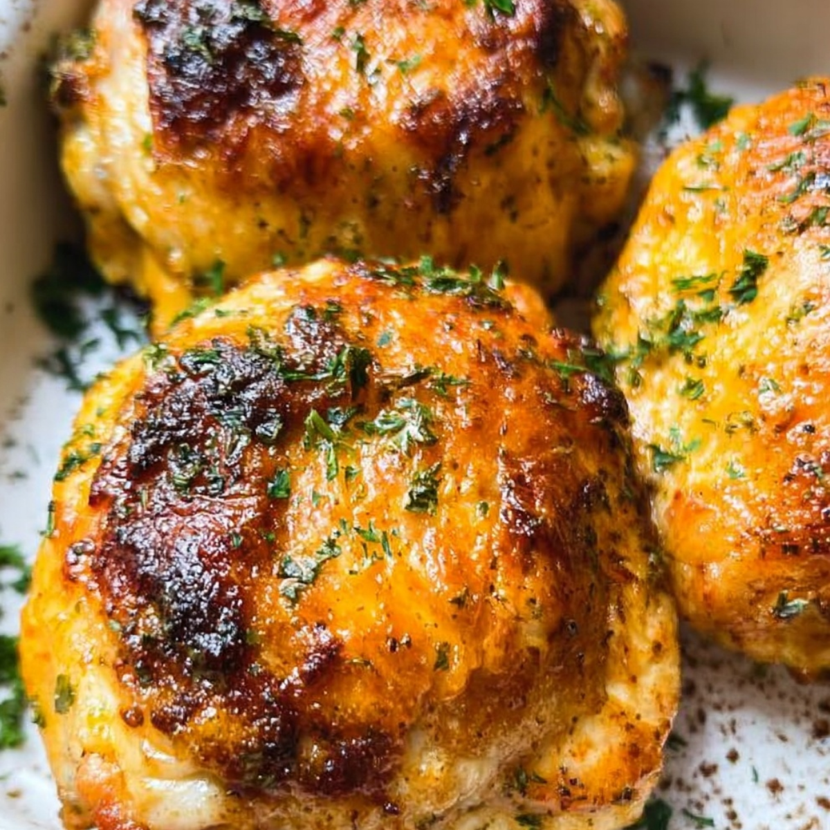Baked Ranch Seasoning Chicken Thighs