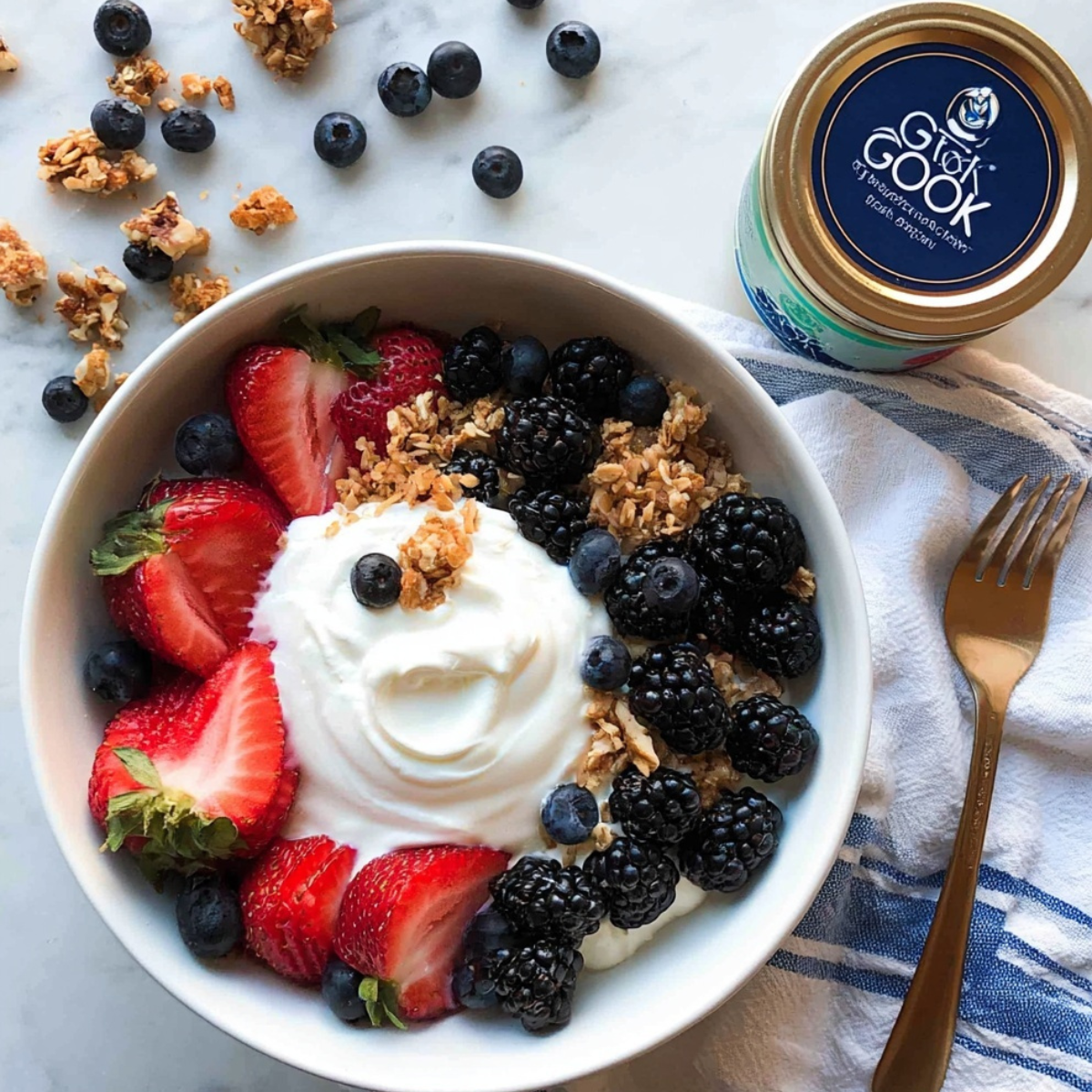 Healthy Greek Yogurt Breakfast Bowl