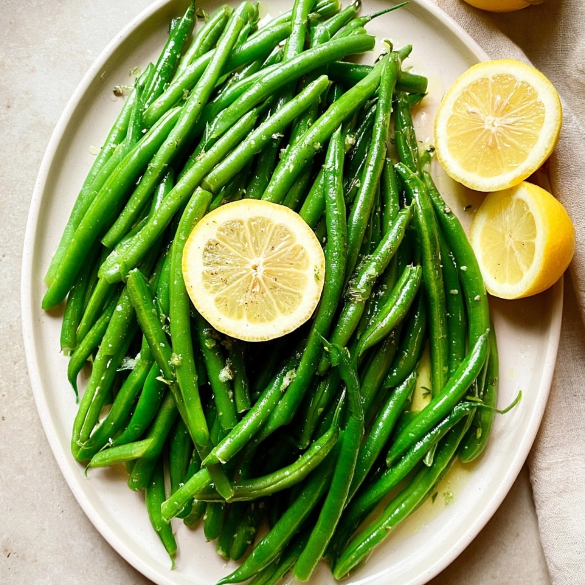 Lemon Butter Green Beans