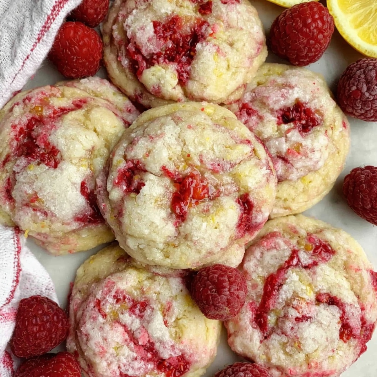 Lemon Raspberry Cookies