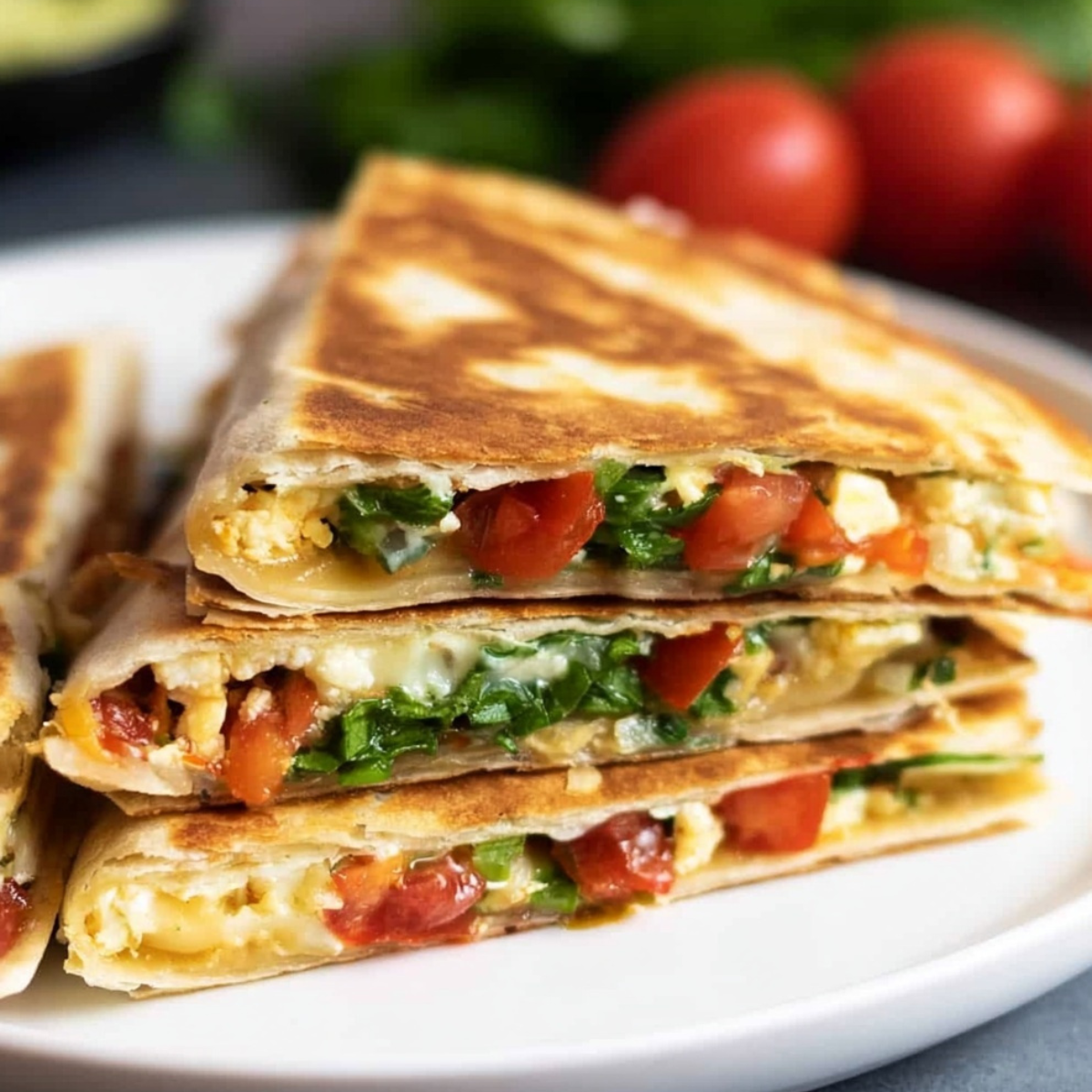 Mediterranean Quesadillas