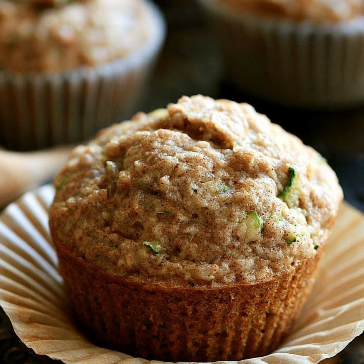 Apple Cinnamon Zucchini Muffins