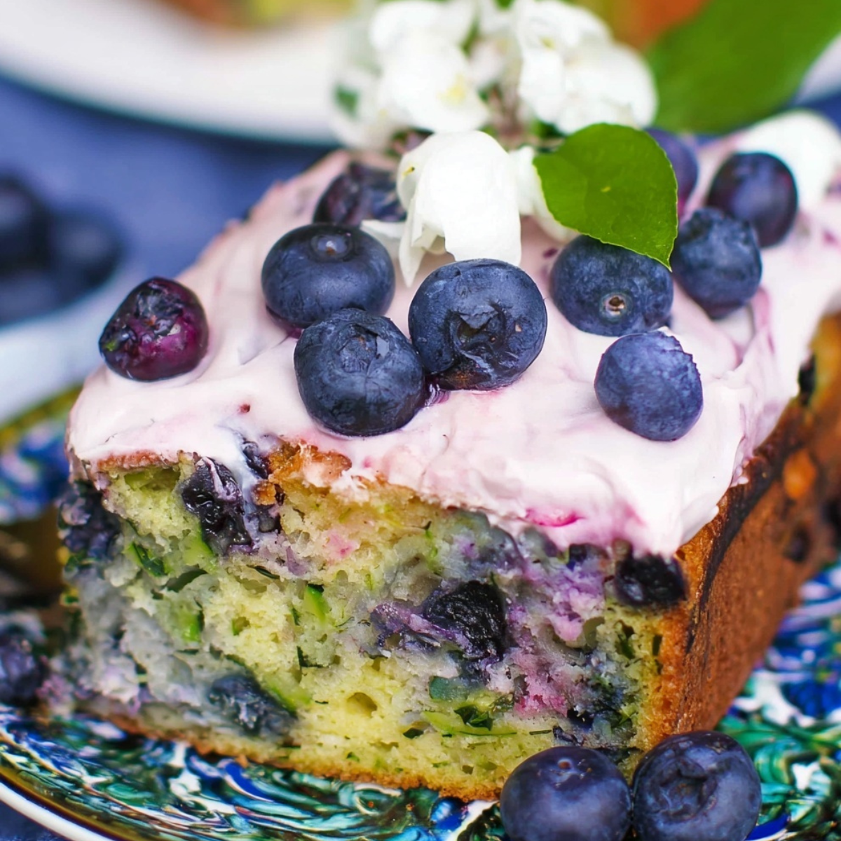 Blueberry Zucchini Cake