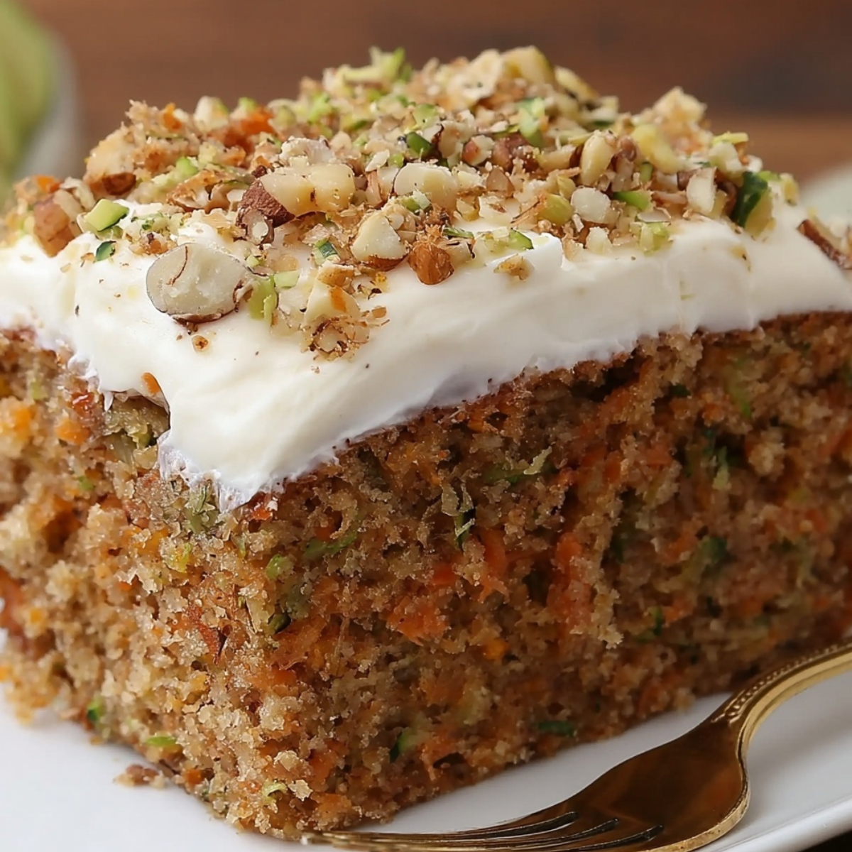 Carrot Zucchini Cake with Cream Cheese Frosting