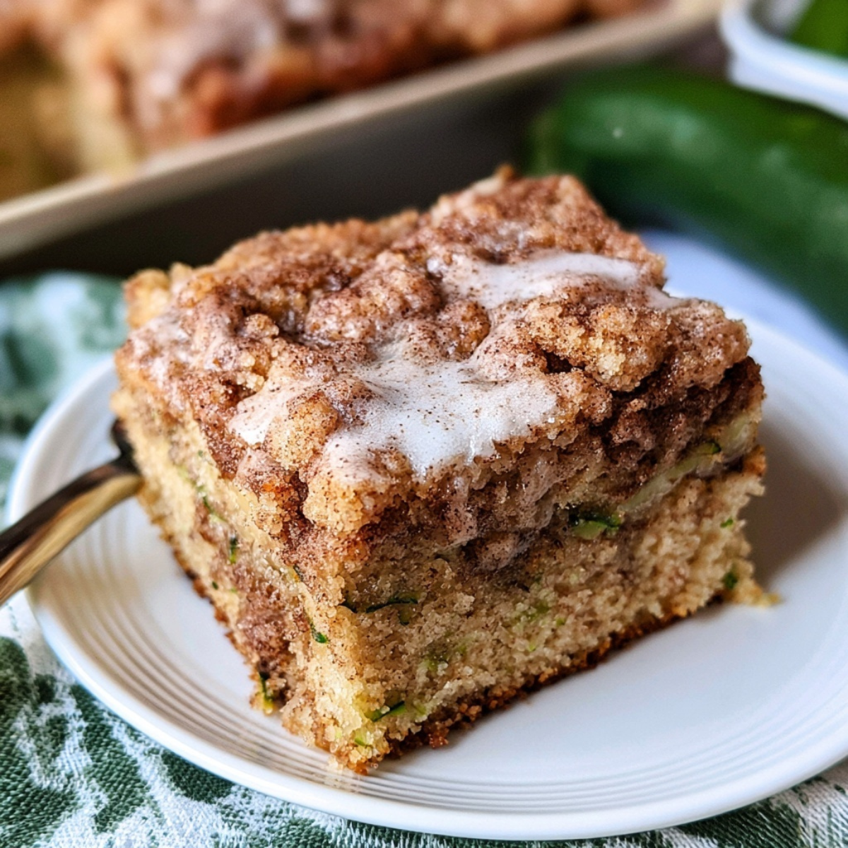 Cinnamon Zucchini Coffee Cake