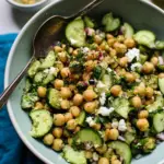 Cucumber Chickpea Salad