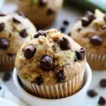 Gluten free Chocolate Chip Zucchini Muffins