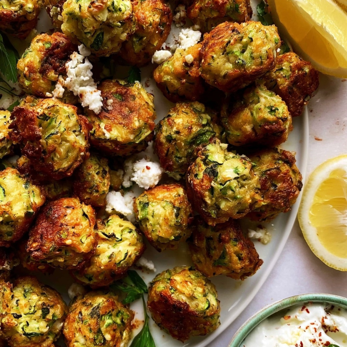 Greek Zucchini Tots