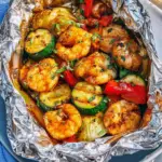 Grilled Shrimp Foil Packets with Vegetables
