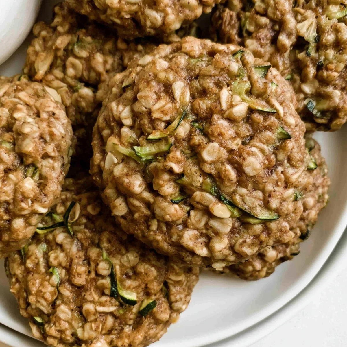Healthy Zucchini Oatmeal Cookies