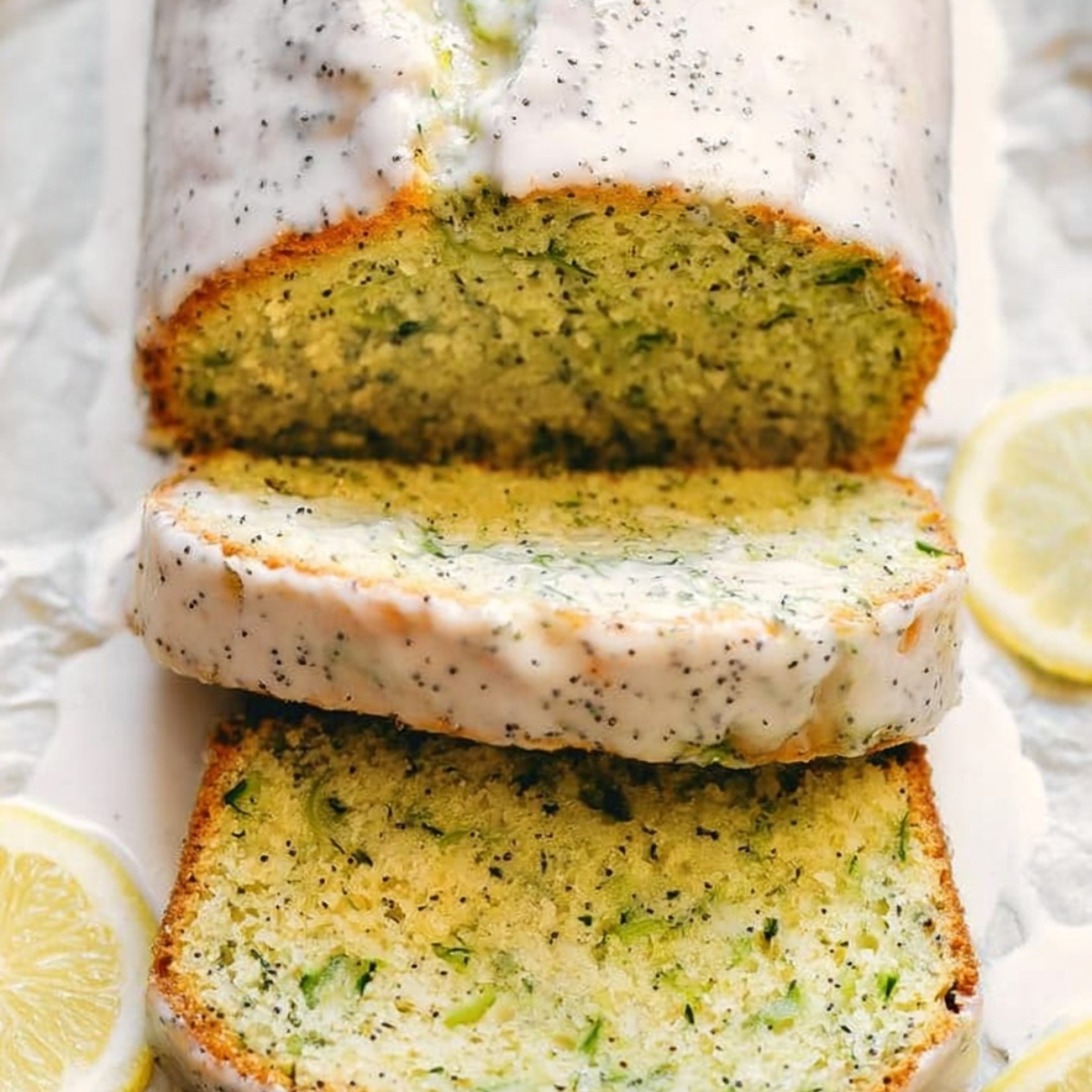 Lemon Poppy Seed Zucchini Bread