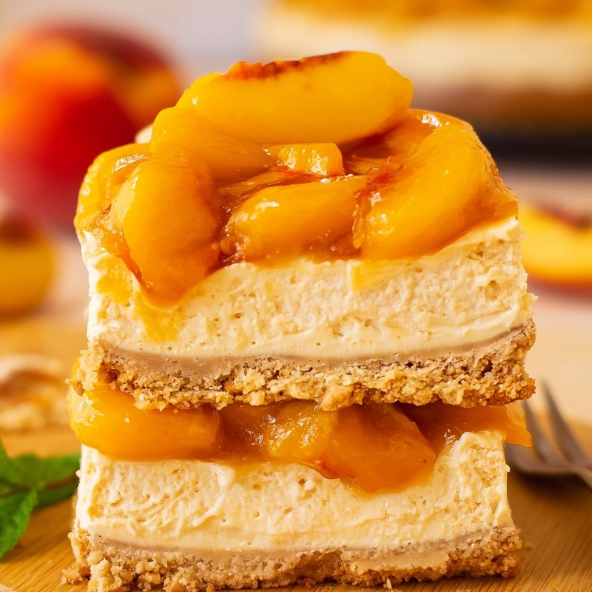 Peach Cheesecake