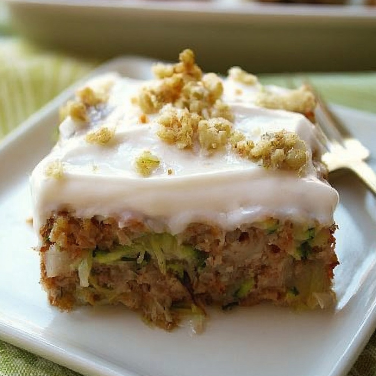 Pineapple Zucchini Sheet Cake