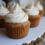 Spiced Zucchini Cupcakes with Cream Cheese Frosting