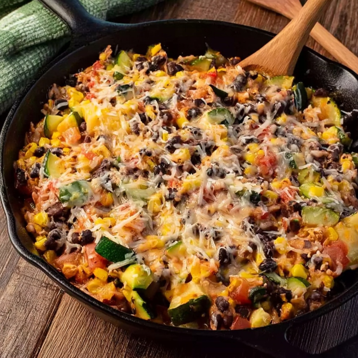Zucchini Black Bean Casserole