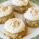 Zucchini Cookies with Cream Cheese Frosting