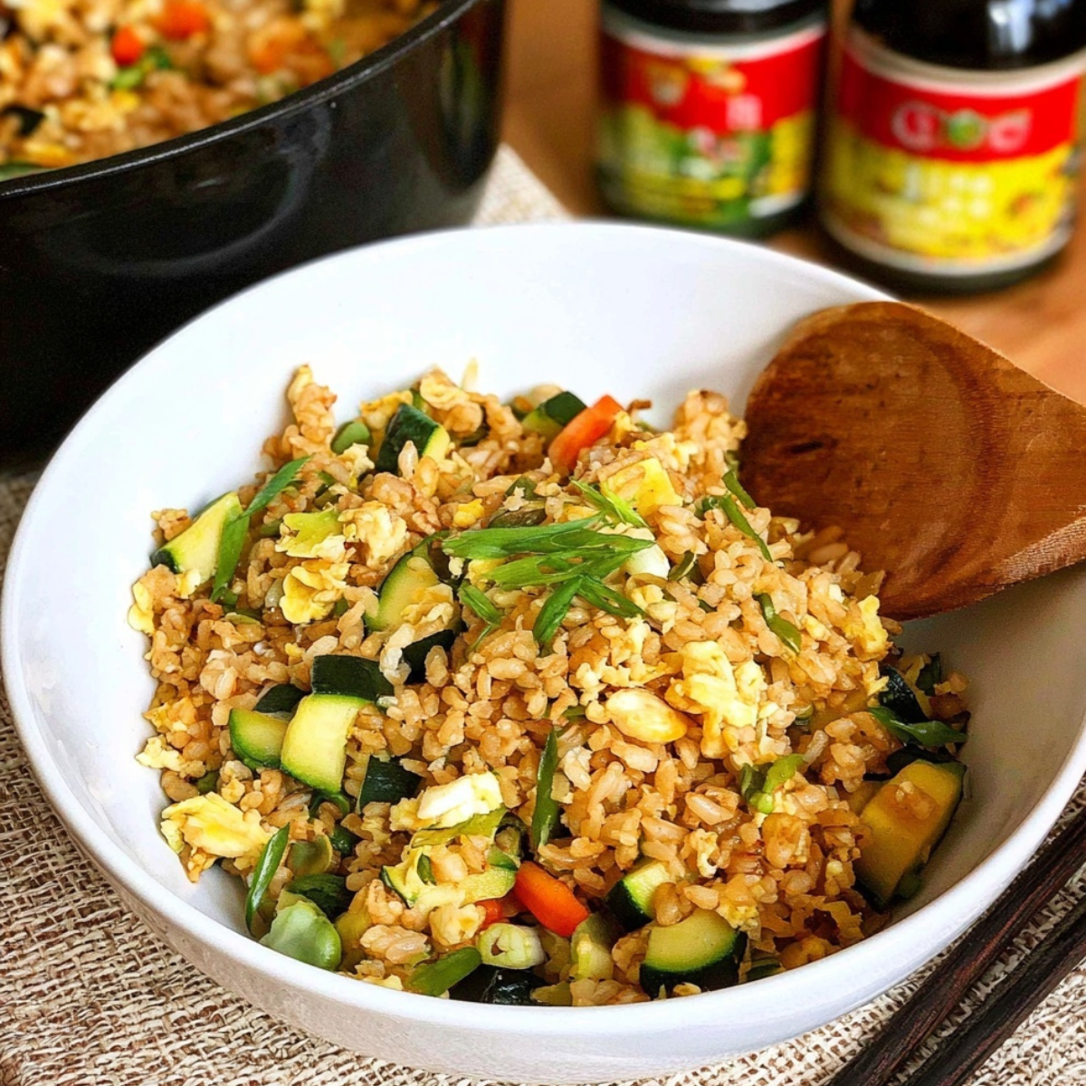 Zucchini Egg Fried Rice