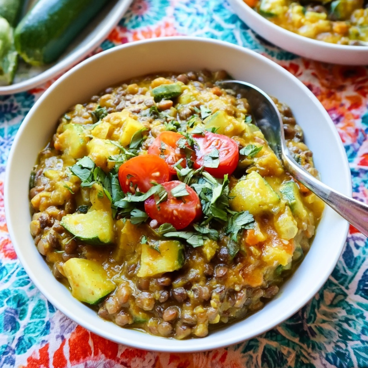 Zucchini Lentil Curry