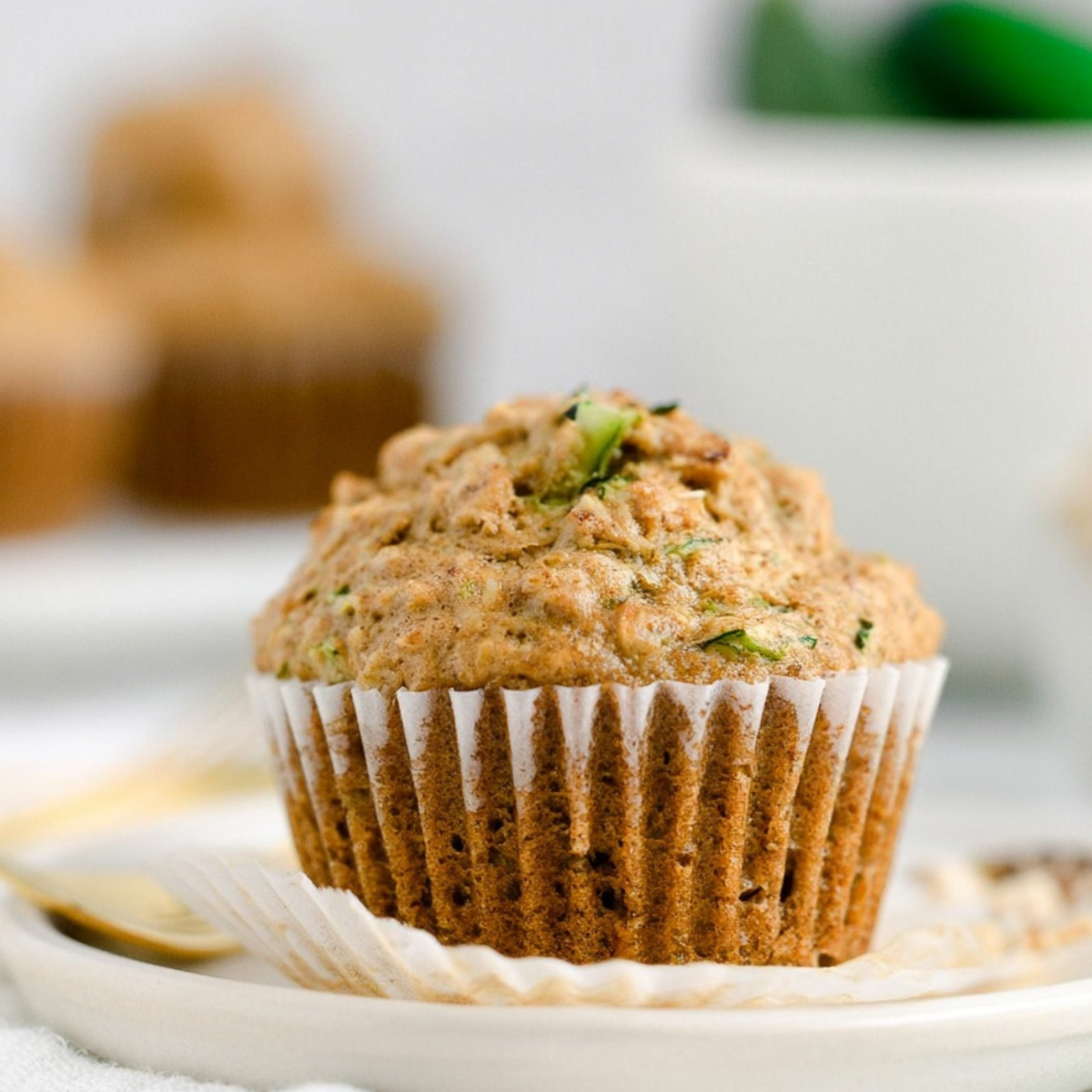 Zucchini Oatmeal Breakfast Muffins